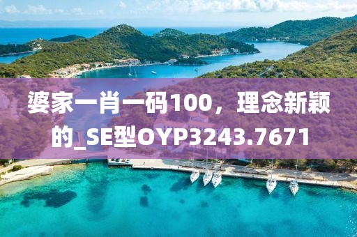 婆家一肖一码100，理念新颖的_SE型OYP3243.7671