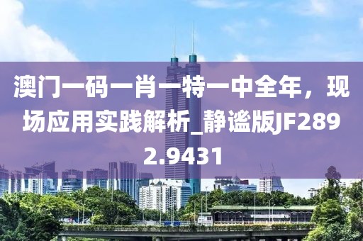 澳门一码一肖一特一中全年，现场应用实践解析_静谧版JF2892.9431