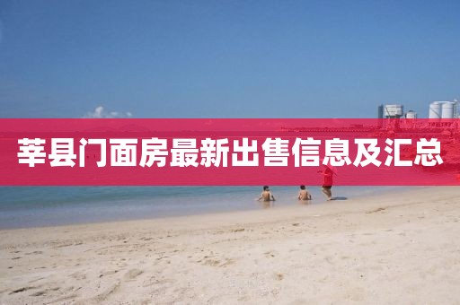 莘县门面房最新出售信息及汇总
