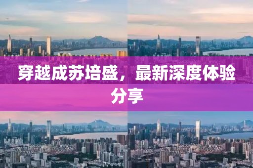 穿越成苏培盛，最新深度体验分享