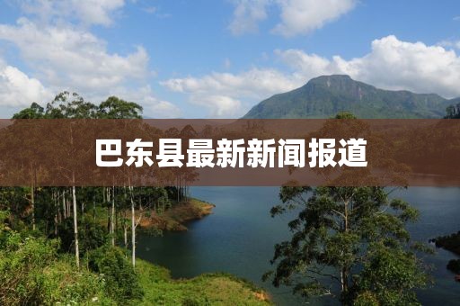 巴东县最新新闻报道