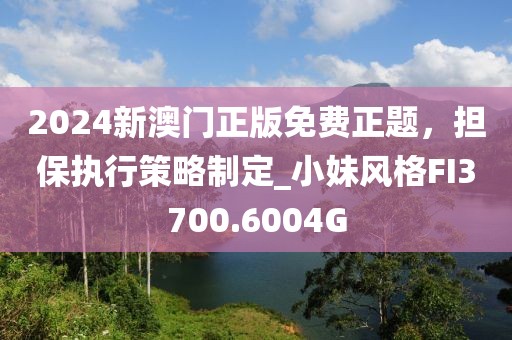 2024新澳门正版免费正题，担保执行策略制定_小妹风格FI3700.6004G