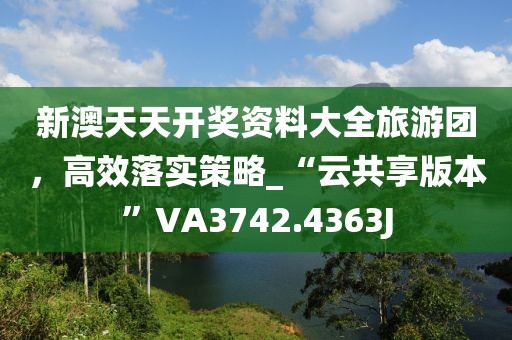 新澳天天开奖资料大全旅游团，高效落实策略_“云共享版本”VA3742.4363J