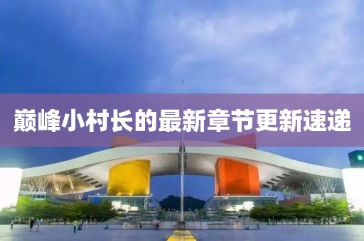 巅峰小村长的最新章节更新速递