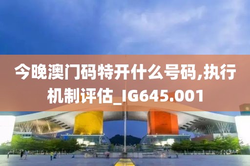 今晚澳门码特开什么号码,执行机制评估_IG645.001