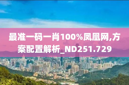 最准一码一肖100%凤凰网,方案配置解析_ND251.729