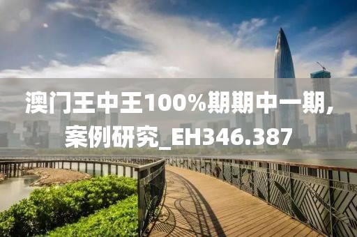 澳门王中王100%期期中一期,案例研究_EH346.387