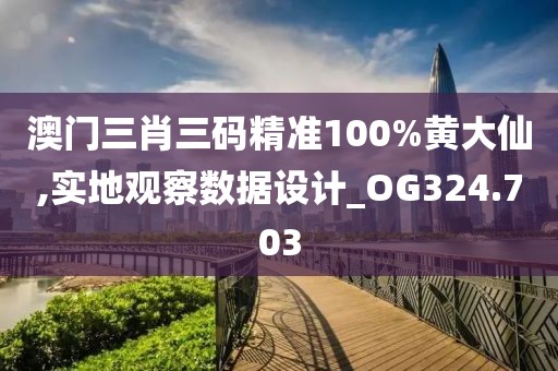 澳门三肖三码精准100%黄大仙,实地观察数据设计_OG324.703