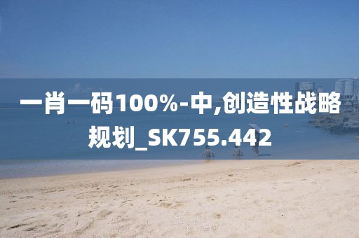 一肖一码100%-中,创造性战略规划_SK755.442