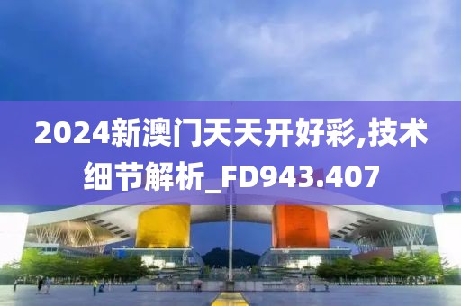 2024新澳门天天开好彩,技术细节解析_FD943.407