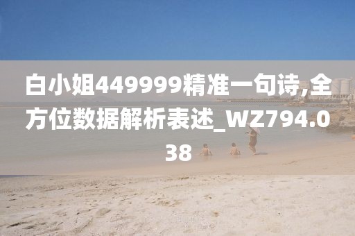 白小姐449999精准一句诗,全方位数据解析表述_WZ794.038