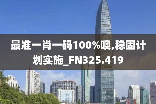 最准一肖一码100%噢,稳固计划实施_FN325.419
