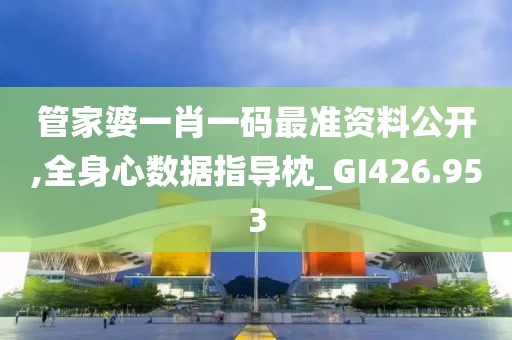 管家婆一肖一码最准资料公开,全身心数据指导枕_GI426.953