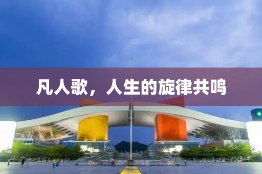 凡人歌，人生的旋律共鸣