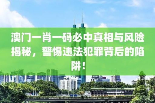 澳门一肖一码必中真相与风险揭秘，警惕违法犯罪背后的陷阱！