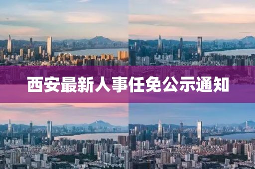 西安最新人事任免公示通知
