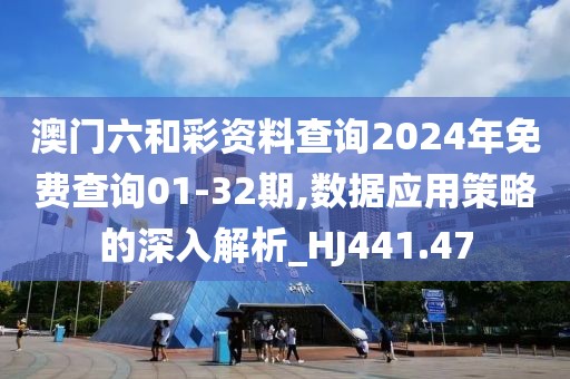 澳门六和彩资料查询2024年免费查询01-32期,数据应用策略的深入解析_HJ441.47