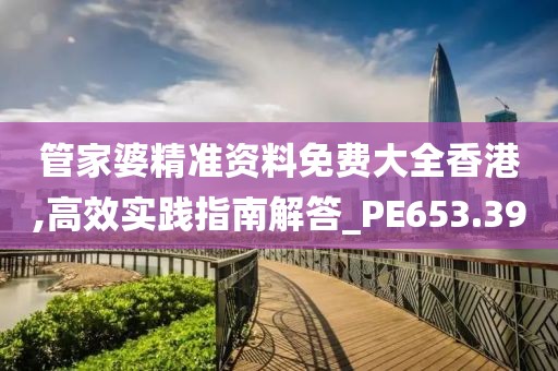 管家婆精准资料免费大全香港,高效实践指南解答_PE653.39