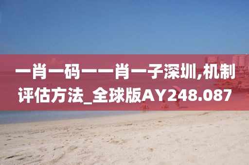 一肖一码一一肖一子深圳,机制评估方法_全球版AY248.087