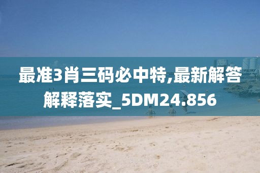 最准3肖三码必中特,最新解答解释落实_5DM24.856