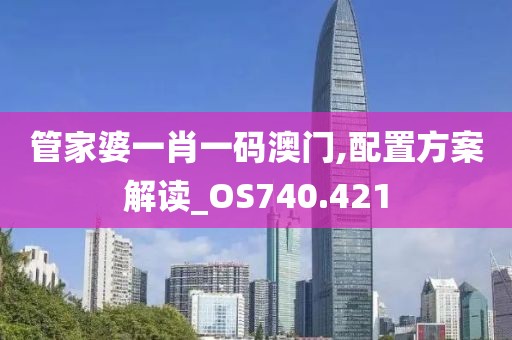 管家婆一肖一码澳门,配置方案解读_OS740.421