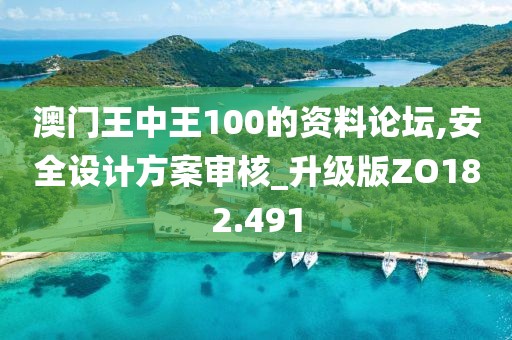 澳门王中王100的资料论坛,安全设计方案审核_升级版ZO182.491