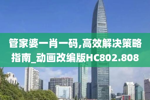 管家婆一肖一码,高效解决策略指南_动画改编版HC802.808