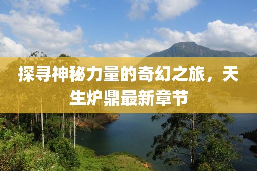 探寻神秘力量的奇幻之旅，天生炉鼎最新章节