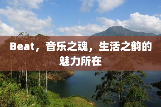 Beat，音乐之魂，生活之韵的魅力所在