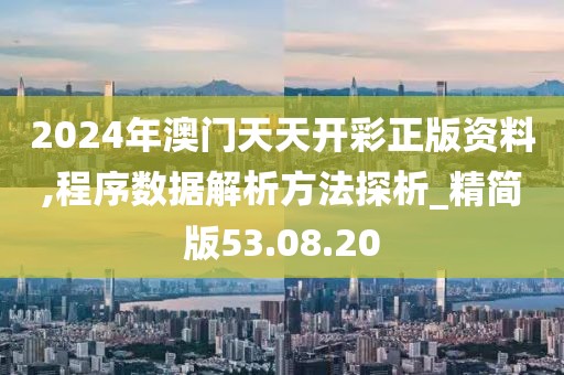 2024年澳门天天开彩正版资料,程序数据解析方法探析_精简版53.08.20