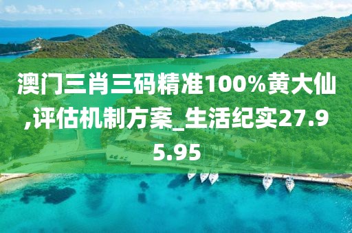 澳门三肖三码精准100%黄大仙,评估机制方案_生活纪实27.95.95