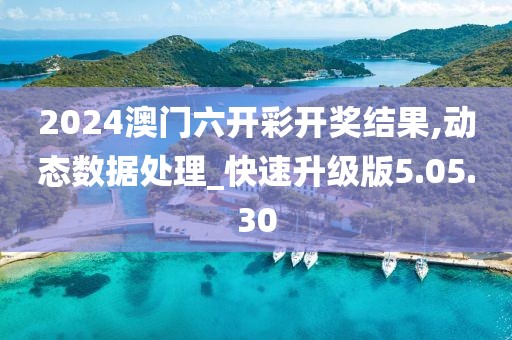 2024澳门六开彩开奖结果,动态数据处理_快速升级版5.05.30