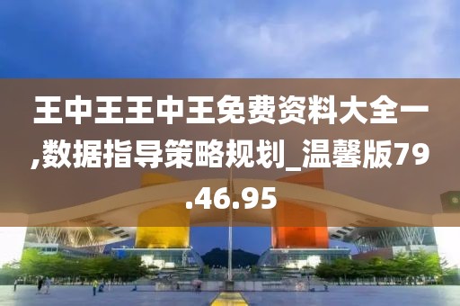 王中王王中王免费资料大全一,数据指导策略规划_温馨版79.46.95