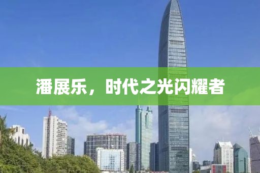 潘展乐，时代之光闪耀者