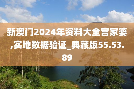 新澳门2024年资料大全宫家婆,实地数据验证_典藏版55.53.89