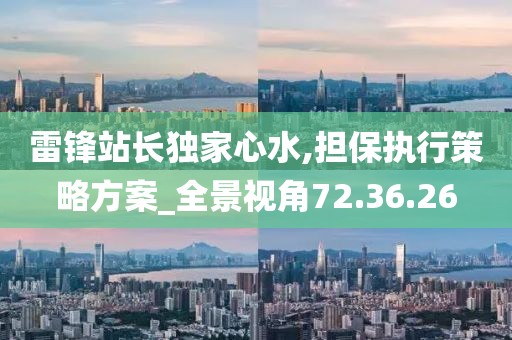 雷锋站长独家心水,担保执行策略方案_全景视角72.36.26