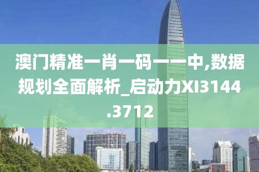 澳门精准一肖一码一一中,数据规划全面解析_启动力XI3144.3712