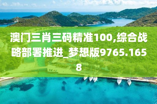 澳门三肖三码精准100,综合战略部署推进_梦想版9765.1658
