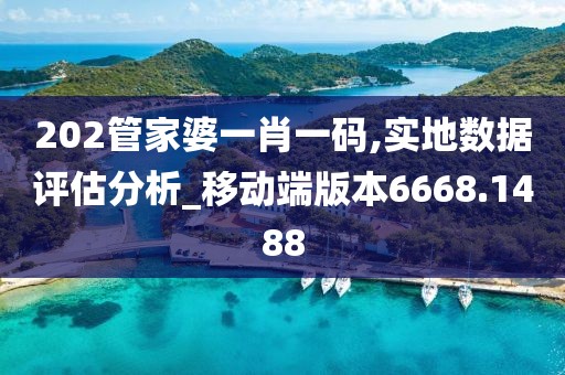 202管家婆一肖一码,实地数据评估分析_移动端版本6668.1488