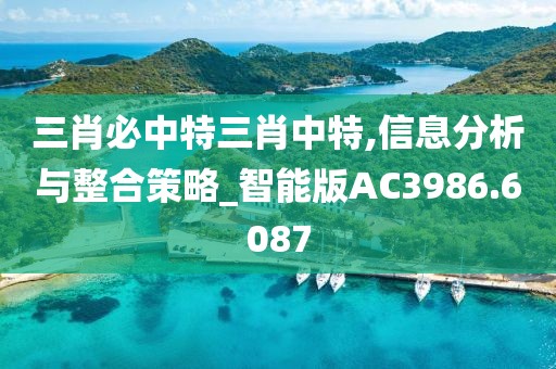 三肖必中特三肖中特,信息分析与整合策略_智能版AC3986.6087