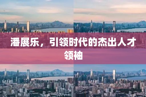潘展乐，引领时代的杰出人才领袖