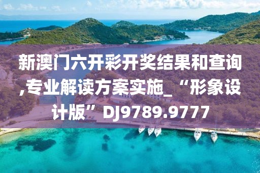 新澳门六开彩开奖结果和查询,专业解读方案实施_“形象设计版”DJ9789.9777