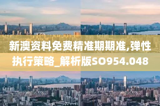 新澳资料免费精准期期准,弹性执行策略_解析版SO954.048