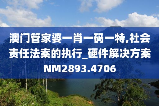 澳门管家婆一肖一码一特,社会责任法案的执行_硬件解决方案NM2893.4706