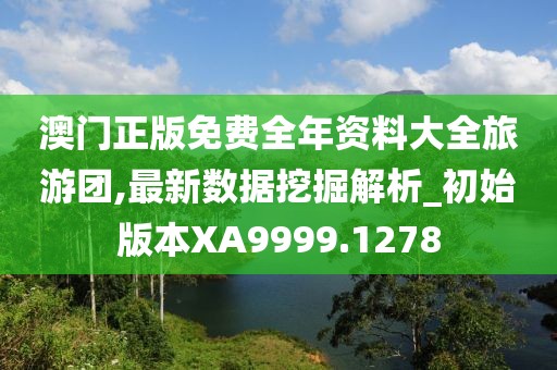 澳门正版免费全年资料大全旅游团,最新数据挖掘解析_初始版本XA9999.1278