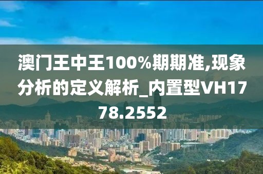 澳门王中王100%期期准,现象分析的定义解析_内置型VH1778.2552