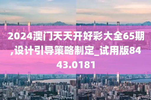 2024澳门天天开好彩大全65期,设计引导策略制定_试用版8443.0181