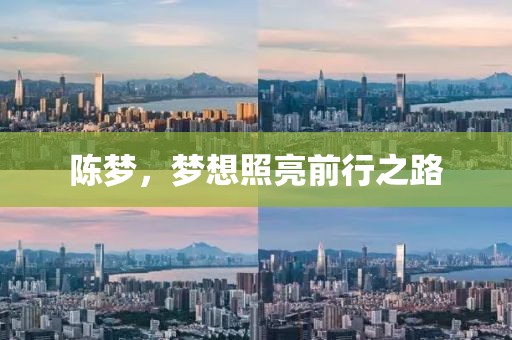 陈梦，梦想照亮前行之路
