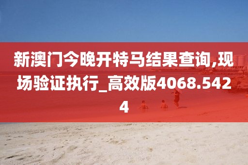 新澳门今晚开特马结果查询,现场验证执行_高效版4068.5424