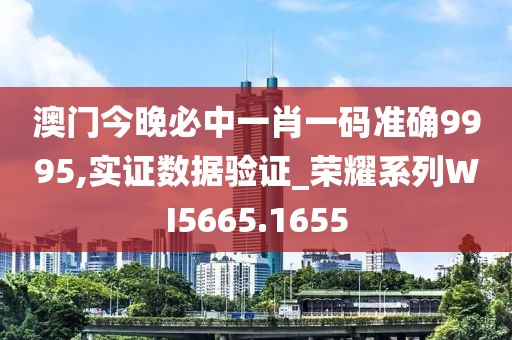 澳门今晚必中一肖一码准确9995,实证数据验证_荣耀系列WI5665.1655